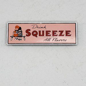 Drink Squeeze Magnet Kitchen Fridge Vintage